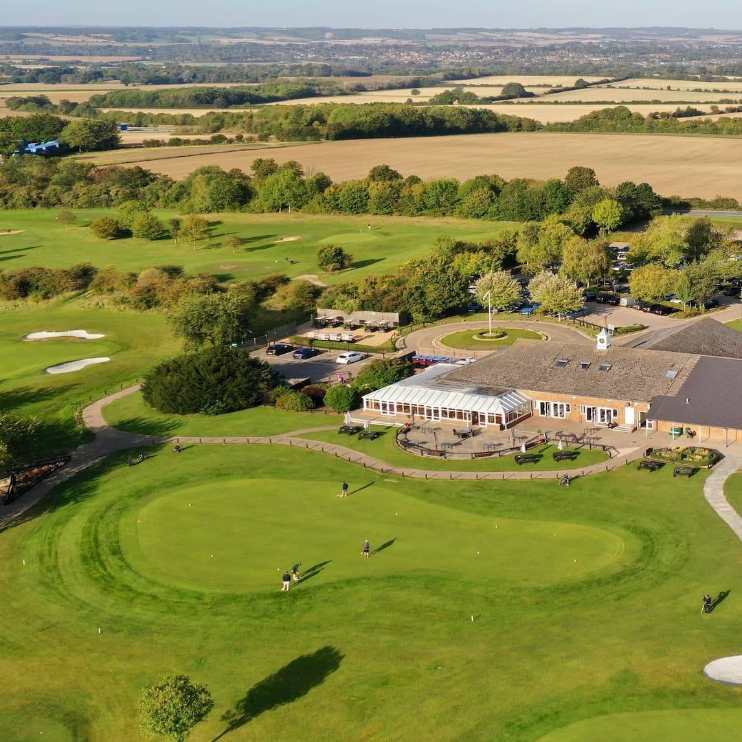 chesfield-downs-drone-view